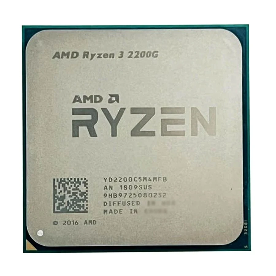 AMD Ryzen 3 2200G AM4 Socket Processor with Vega 8 Graphics - (OEM/Tray)